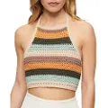 Superdry Crop Halter Crochet Ermeløs Topp