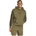 Adidas Essentials 3 Stripes Fleece Hettegenser