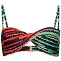 Superdry Vintage Mix Bandeau Bikinitopp