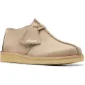 Clarks for man. 26178478 Desert Trek beige leather shoes (41), Flat, Suede, Laces, Casual