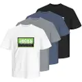 Jack & Jones Logan Sommer Kortarmet T-skjorte 4 Enheter