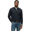 Superdry Core Logo Henley Genser Med Halv Glidelås