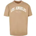 Mister tee L.a. College Oversize Kortarmet T-skjorte
