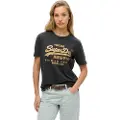 Superdry Vl Metallic Relaxed Kortarmet T-skjorte