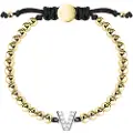 La Petite Story Boules Letter V Armbånd
