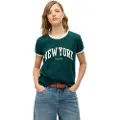 Superdry Ath Ess Ringer Fitted Kortarmet T-skjorte