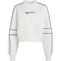 Karl Lagerfeld Relaxed Crop Piping Collegegenser