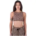 Hurley Max Leopard High Neck 2 Way Bikinitopp