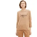 Tom Tailor 1038170 Cosy Wording 3/4-ermet T-skjorte