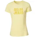 Salsa Jeans Sequin Logo Kortarmet T-skjorte
