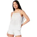 Superdry Vintage Woven Lace Ermeløs T-skjorte