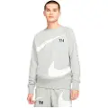 Nike Sportswear Swoosh Semi-brushed Back Fleece Langarmet T-skjorte
