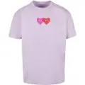 Mc Clothes Hugs & Love Two Hearts Heavy Oversized Kortarmet T-skjorte