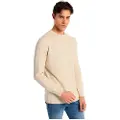 LOIS Jeans for man. 176583903 Beige knitted knitted box neck jumper bubble knit (XXL), Casual, Cotton, Long sleeve