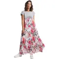 LOIS Jeans for woman. 447582273 Long dress 132978 multicolour (M), Casual, Multicolor, Polyester, Short sleeve