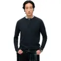 Superdry Lw Textured Grandad Langarmet T-skjorte