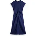 Scotch & Soda 179574 Satin Ermeløs Midikjole