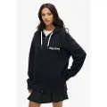 Superdry Tattoo Graphic Loose Genser Med Hel Glidelås
