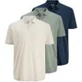 Jack & Jones Kane Plus Kortermet Poloskjorte 3 Enheter