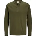 Jack & Jones Lutyrell Henley Langarmet T-skjorte