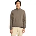Timberland for man. TB0A2BF6BK11 1/4 zip fleece jacket Cohas Brook brown (3XL), Casual, Wool