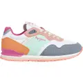 Pepe Jeans for woman/girl. PGS400006 London Logo multicoloured trainers (39), Flat, Laces, Casual, Multicolor, children's fashion