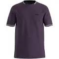 Hugo Boss for man. 50521245 Taul lilac T-shirt (5XL), Casual, Purple, Viscose, Short sleeve