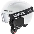Uvex Viti Set, Skihjelm + Skibriller, Junior, White Matt
