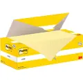 Post-It 654-CY-VP24, firkant, Gult, Papir, 76 mm, 76 mm, 100 ark