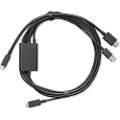 Wacom - Video- / USB-adapter - 24 pin USB-C (hann) til USB, HDMI, 24 pin USB-C (hann)