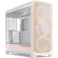 Fractal Design Meshify 3 XL Ambience Pro RGB White - Kabinett - Miditower - Hvit
