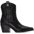 Xti for woman. 14430501-NEGRO Ankle boots 144305 black (36), 5 to 8 cm, Zip, Casual
