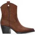 Xti for woman. 14430504-CAMEL Ankle boots 144305 brown (40), 5 to 8 cm, Zip, Casual