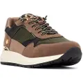 Xti for woman. 14420603-KAKI Trainers 144206 green (38), 1 to 3 cm, Laces, Casual