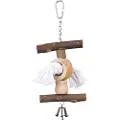 Trixie Natural Living legetøj med klokke og reb, 20 cm