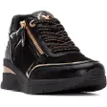 Xti for woman. 14422301-NEGRO Trainers 144223 black (38), 1 to 3 cm, Zip, Casual