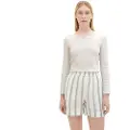 Tom Tailor Henley 3/4-ermet T-skjorte