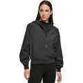 Build Your Brand Crinkle Batwing Jakke