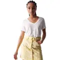 Salsa Jeans 21007531 Kort Ermet V-hals T-skjorte
