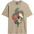 Superdry Biker Rock Graphic Loose Kortarmet T-skjorte