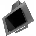 AKPO Wk-4 Nero 2.0 Glass T300 Linear Led Konvensjonell Kjøkkenvifte 60 Cm