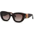Roberto Cavalli Src058s Geometric Solbriller For Kvinner