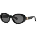 Roberto Cavalli Src142m Oval Solbriller For Kvinner