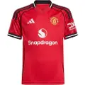Adidas Manchester United 25/26 Hjem Junior T-skjorte Med Korte Ermer