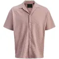 Jack & Jones Leo Jacquard Resort Kortarmet Skjorte