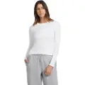 GUESS Slim Logo Emb Langarmet T-skjorte