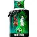 Halantex Blue Lock 140x200 Cm/70x90 Cm Dynetrekksett
