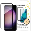 Hurtel Samsung Galaxy S24+ Wozinsky Super Tough Beskyttelsesglass - 9H - Svart Kant