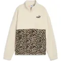Puma Essentials Animal Print Relaxed Crew Women, Collections, Alpine Snow, S