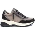 Carmela for woman. 16019502-HIELO Leather sneakers 160195 gray, black (37), 1 to 3 cm, Laces, Casual, Grey